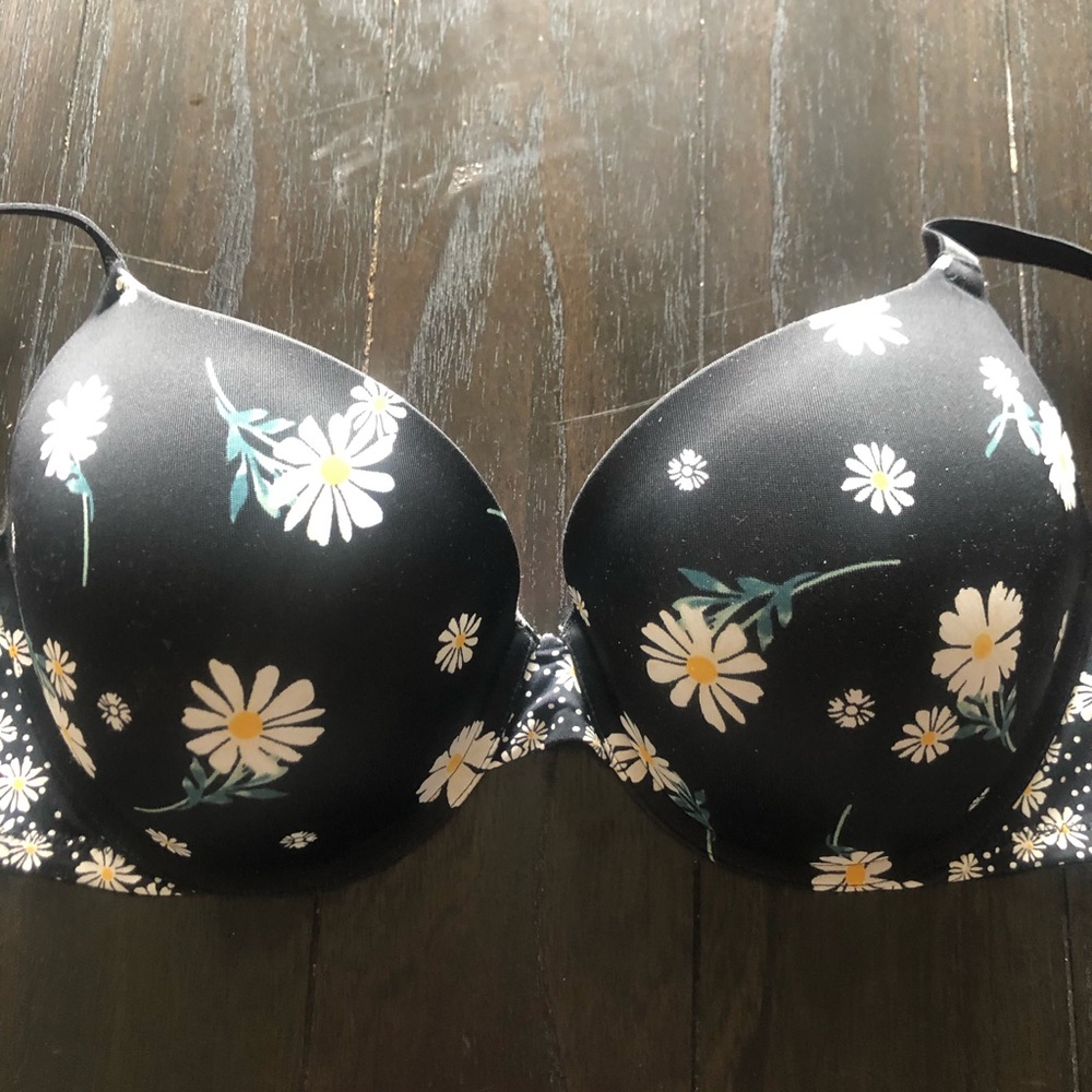 PINK Floral Bra